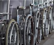 wheelchairs lined up