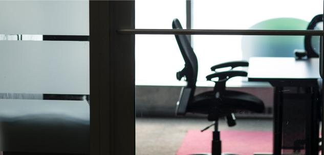 chair in a conference room