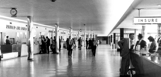 CLE Ticketing Lobby 1957