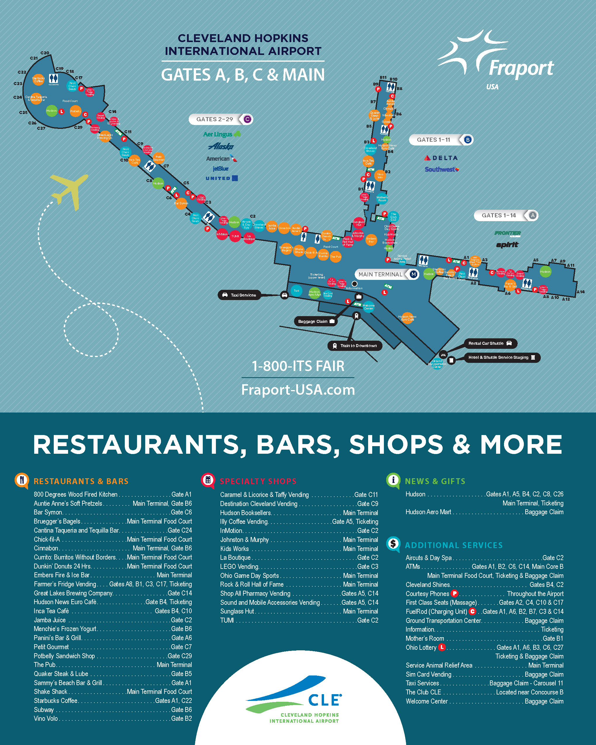 Airport Terminal Map